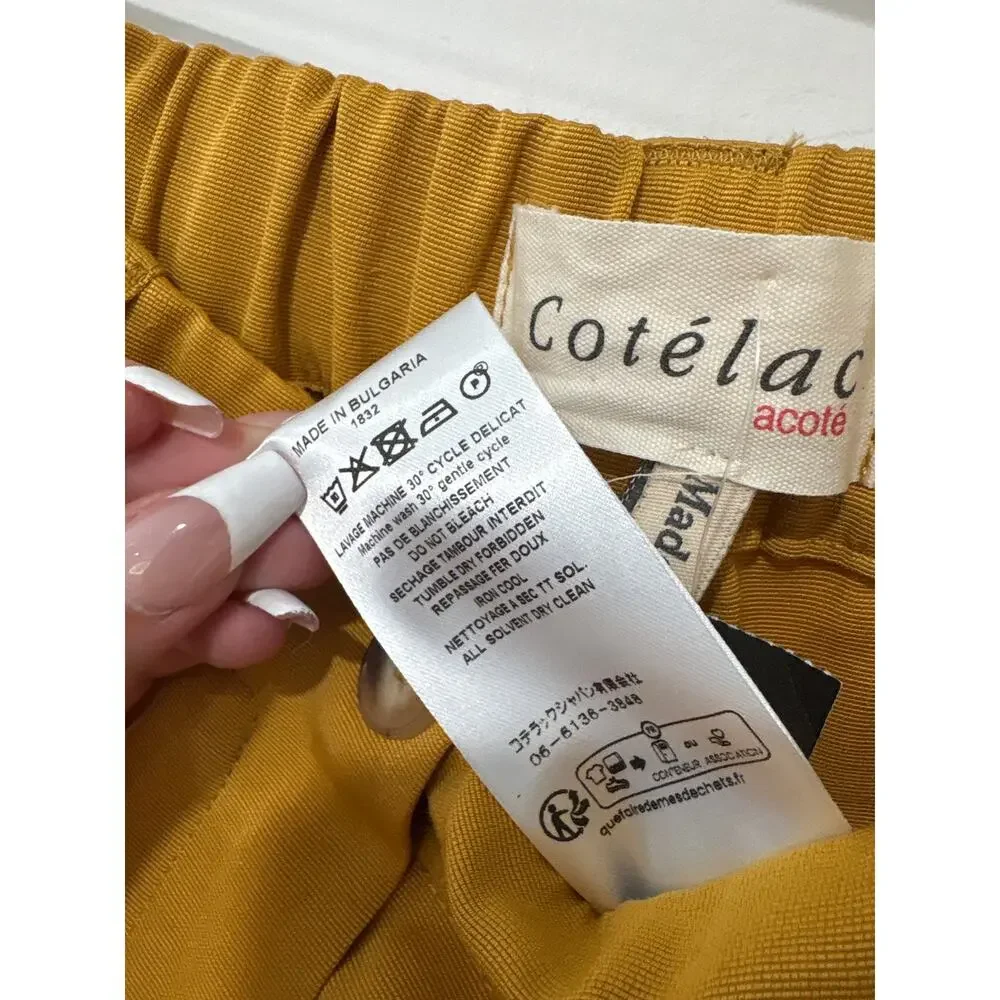 Cotelac Gold Yellow Pants Size 0(XS)